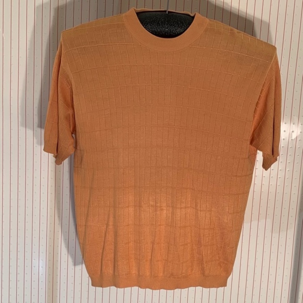 Anthology orange crewneck sweater/shirt.